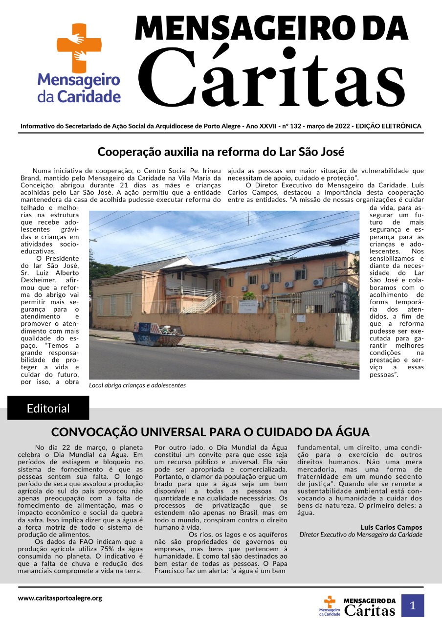 Jornal destaca ação institucional