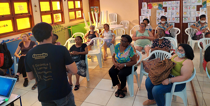 Festa e atividade física animam celebração de final de ano